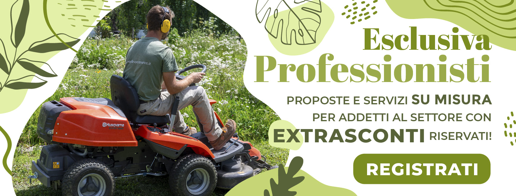Servizi per i professionisti del verde e addetti al settore